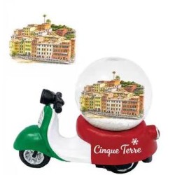 Fratelli Pesce 8941 - Moto con Palla Neve Cinque Terre