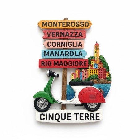 Fratelli Pesce 8938 - Magnete Moto Cinque Terre