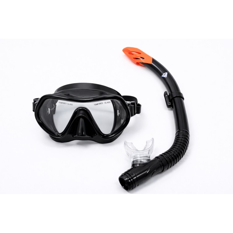 Fratelli Pesce 5099 - Set Maschera e Boccaglio Vetro Temperato Adulto 14+