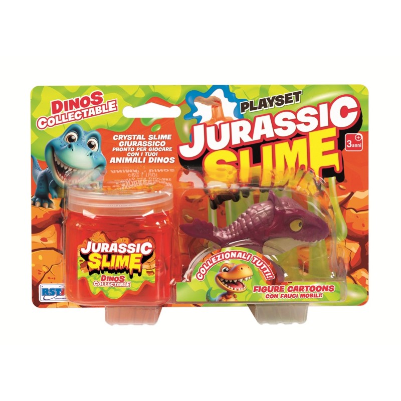 Rstoys 12305 - Blister Set Slime Jurassic Cartoon Ass