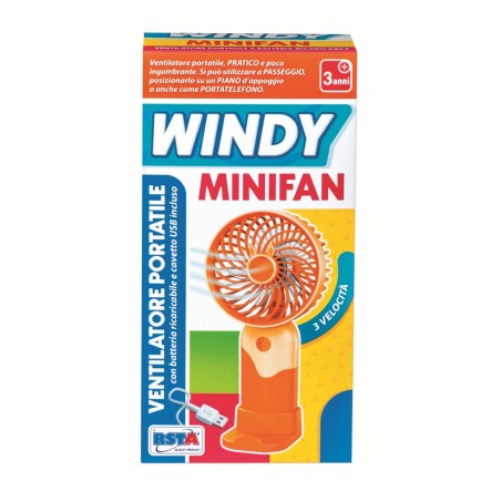 Rstoys 3699 - Ventilatore a Batteria 3 Velocità