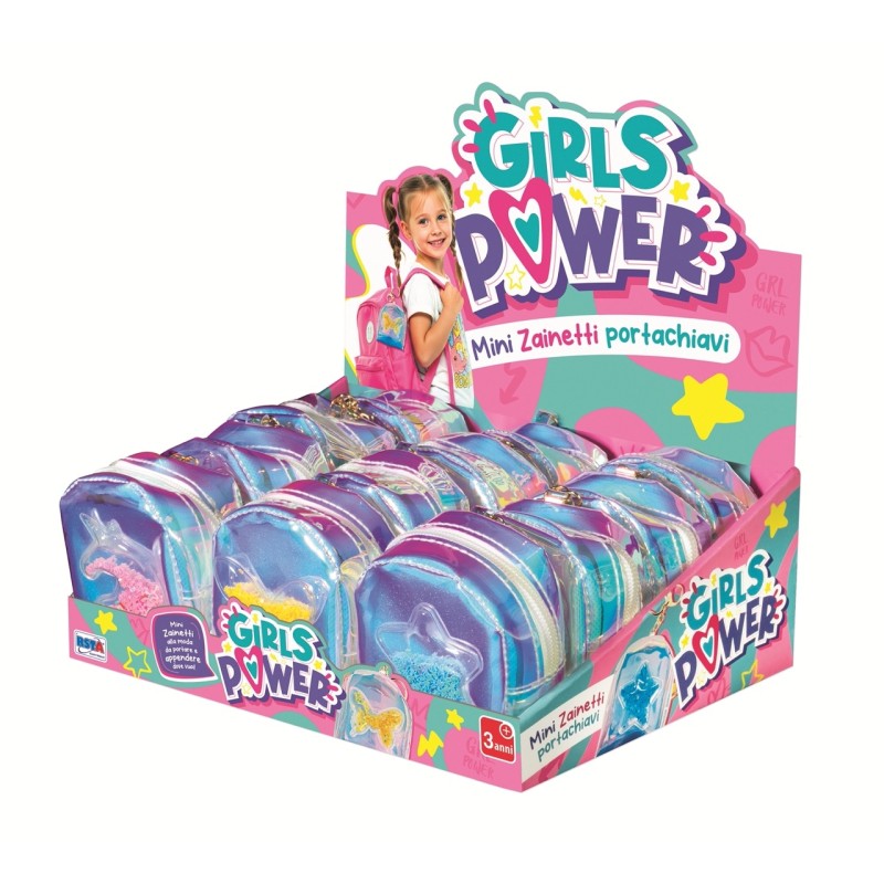 Rstoys 12270 - Zainetti Portachiave Girls Power