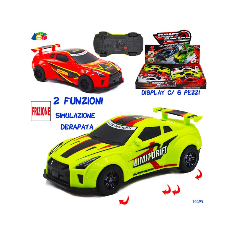 Ginmar 10295 - Auto Sport Frizione con Derapata Display 6 pz