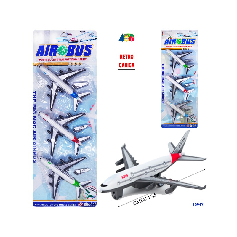 Ginmar 10947 - Blister 4 Aerei di Linea