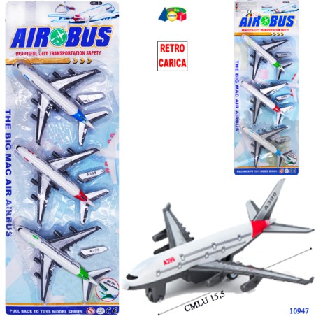 Ginmar 10947 - Blister 4 Aerei di Linea