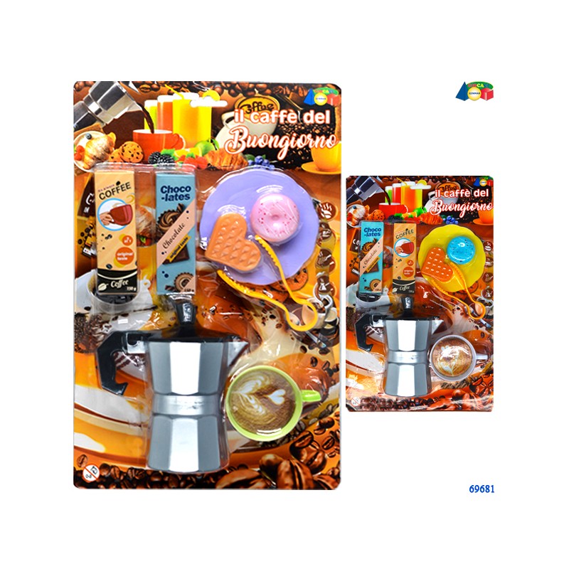 Ginmar 69681 - Blister Caffettiera Il Caffè del Buongiorno