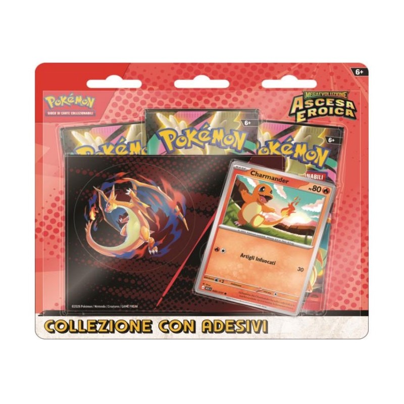 Pokemon 10314 - Megaevoluzione Ascesa Eroica Collezione con Adesivo