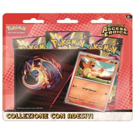 Pokemon 10314 - Megaevoluzione Ascesa Eroica Collezione con Adesivo