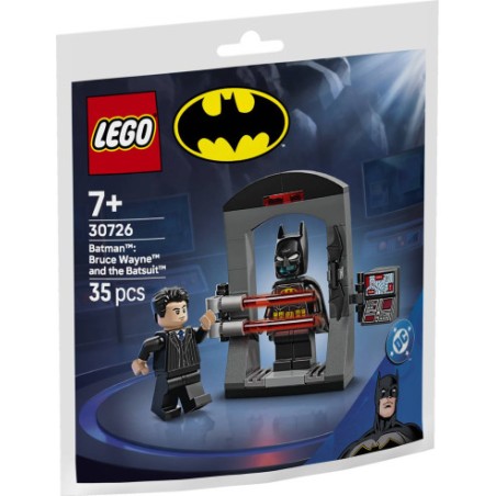 Lego 30726 - Super Heroes - Batman Bruce Wayne e la Bat tuta