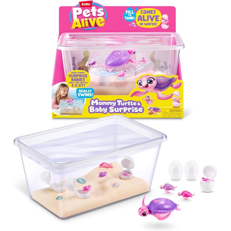 Zuru 9560 - Pets Alive Mama Surprise Turtle