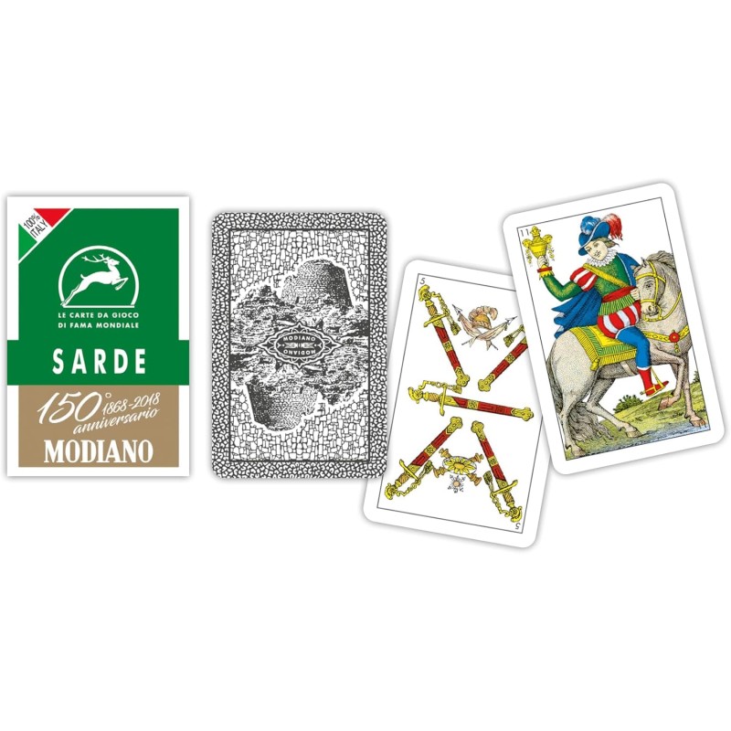 Modiano 300149 - Carte Regionali Sarde Verdi