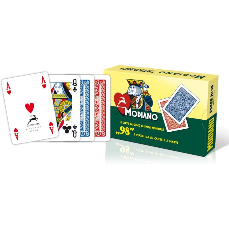 Modiano 300254 - Carte Ramino 98