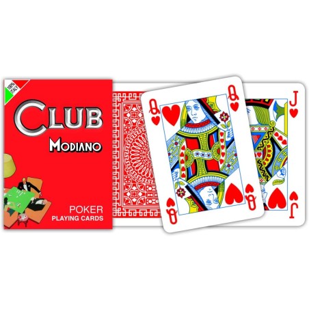 Modiano 300382 - Carte Poker Rosso