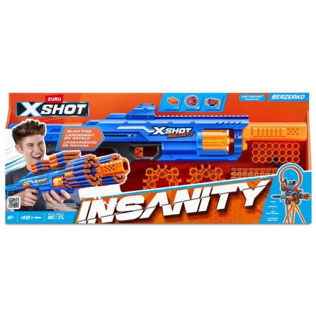 Zuru 36610 - X-Shot Insanity Berzerko 8 Shot 84 Dardi