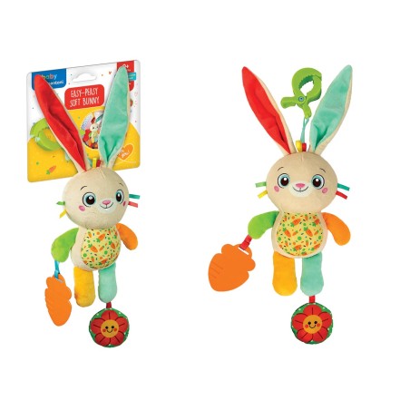 Clementoni 17622 - Baby Clementoni - On The Go Plush Bunny