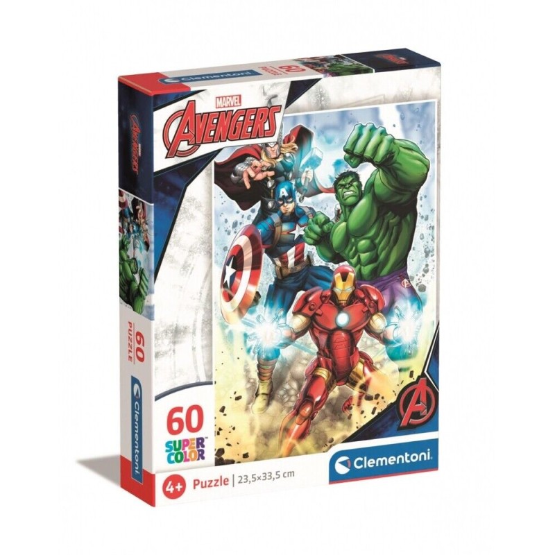 Clementoni 26193 - Puzzle 60 Pezzi - Avengers