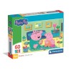 Clementoni 26312 - Puzzle 60 Pezzi - Peppa Pig