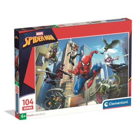 Clementoni 25014 - Puzzle 104 Pezzi - Spiderman