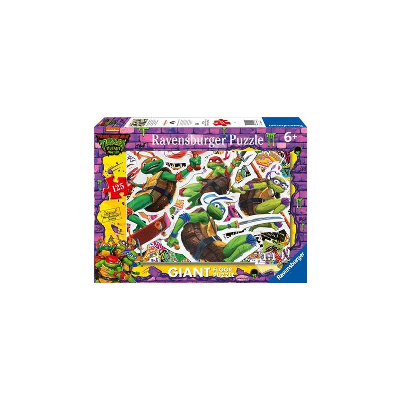 Ravensburger 04011 - Puzzle 125 Pezzi Maxi - Ninja Turtles