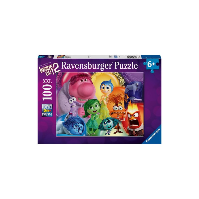 Ravensburger 01611 - Puzzle 100 Pezzi - Inside Out 2
