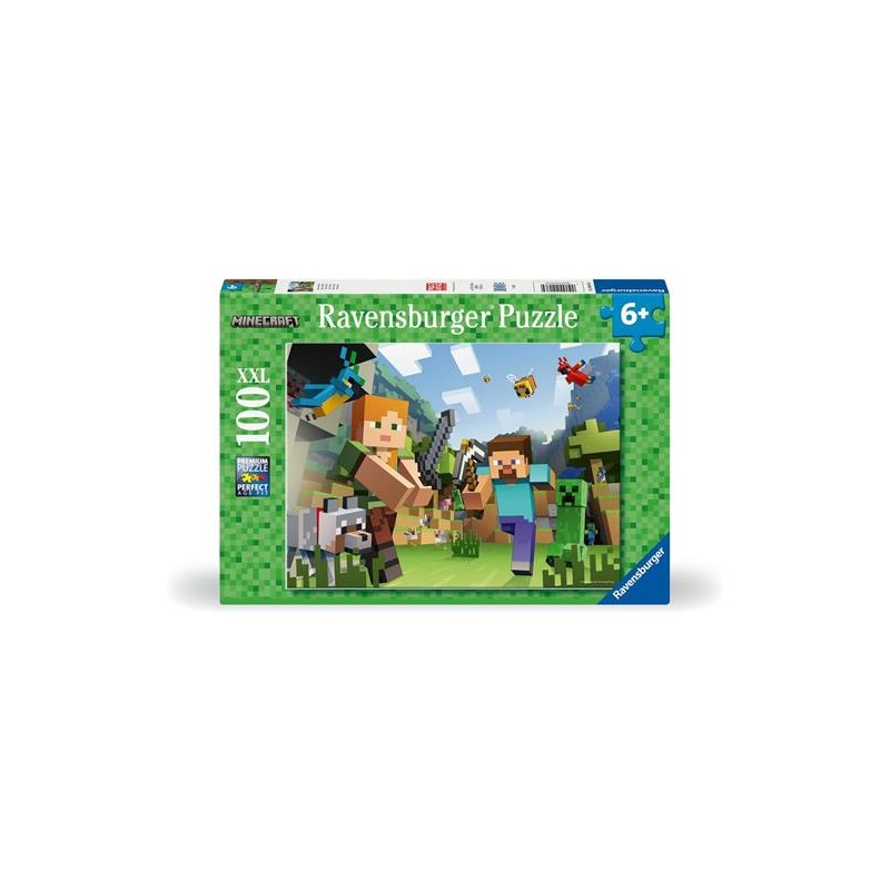 Ravensburger 04176 - Puzzle 100 Pezzi - Minecratf