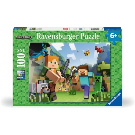 Ravensburger 04176 - Puzzle 100 Pezzi - Minecratf