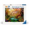 Ravensburger 00238 - Puzzle 500 Pezzi - La Terra dei Dinosauri