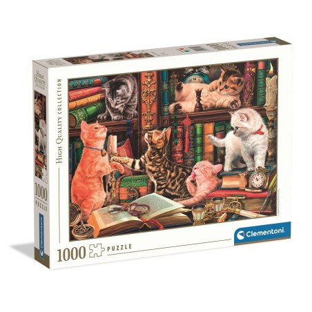 Clementoni 37100 - Puzzle 1000 Pezzi - Curious Whiskers