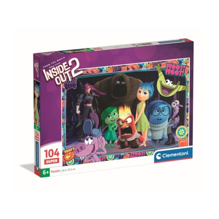 Clementoni 25068 - Puzzle 104 Pezzi - Inside Out 2