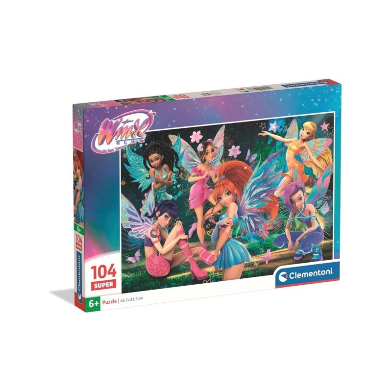 Clementoni 25083 - Puzzle 104 Pezzi - Super Winx