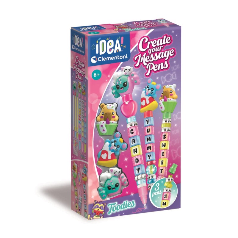 Clementoni 18399 - Idea - Create Your Message Pen Foodies