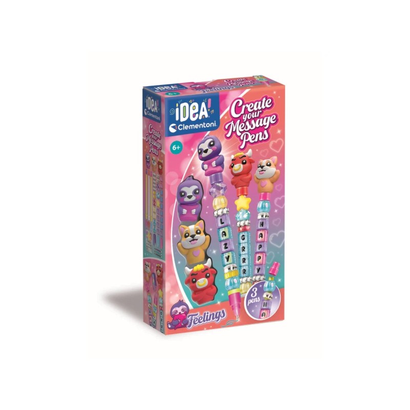 Clementoni 18400 - Idea - Create Your Message Pen Feelings