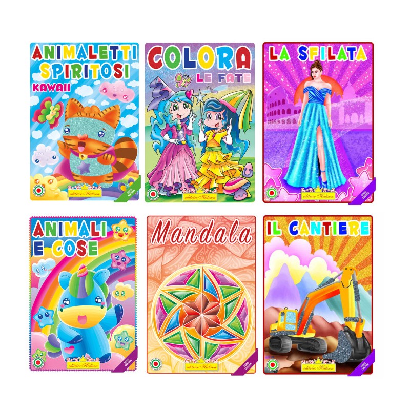 Editrice Hedison 2554 - Album da Colorare Assortimento Colora 1 Conf.12 pz