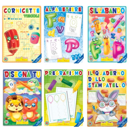 Editrice Hedison 2592 - Album da Colorare Assortimento Didattico 1 Conf.12 pz