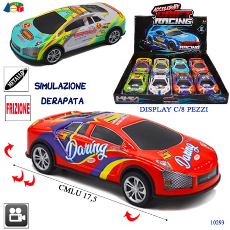 Ginmar 10293 - Auto Sportiva Frizione con Derapata Display 8 pz