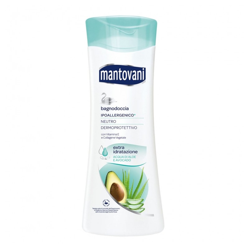 Mantovani 7366 - Bagnodoccia Neutro Aloe e Avocado 400 ml