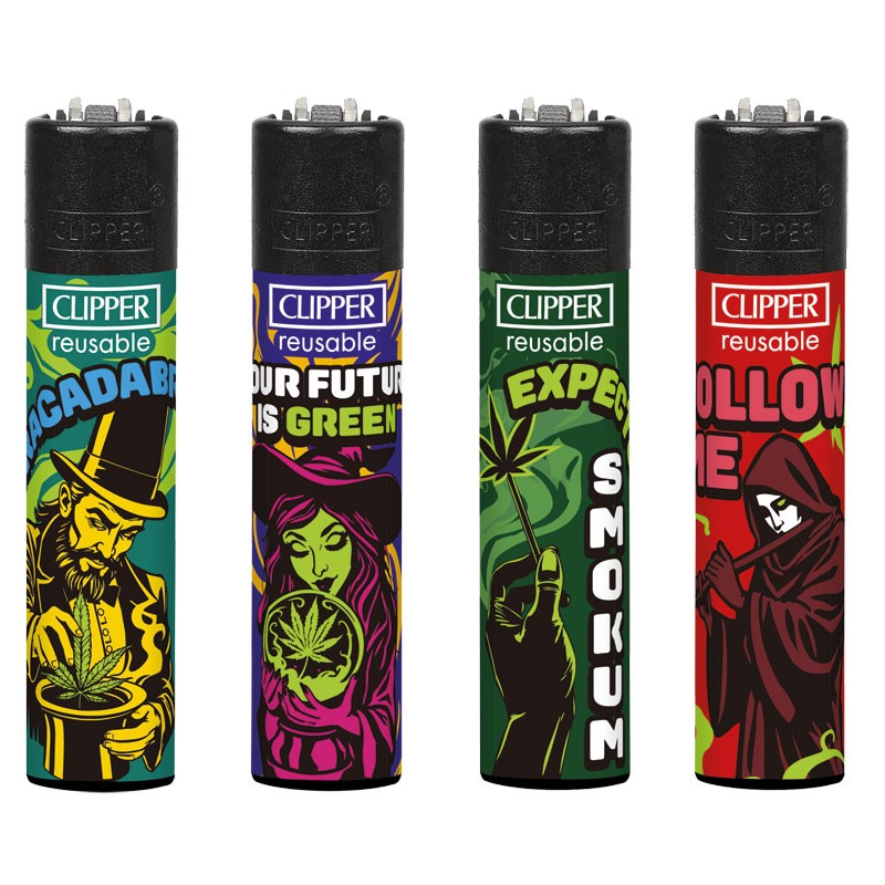 Clipper 6744 - Accendini Clipper Large Enchanted Smoke Conf.48 pz