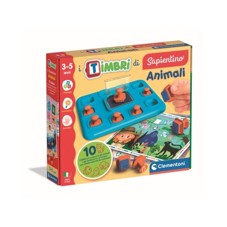 Clementoni 16887 - Sapientino - I Timbri di Sapientino Animali
