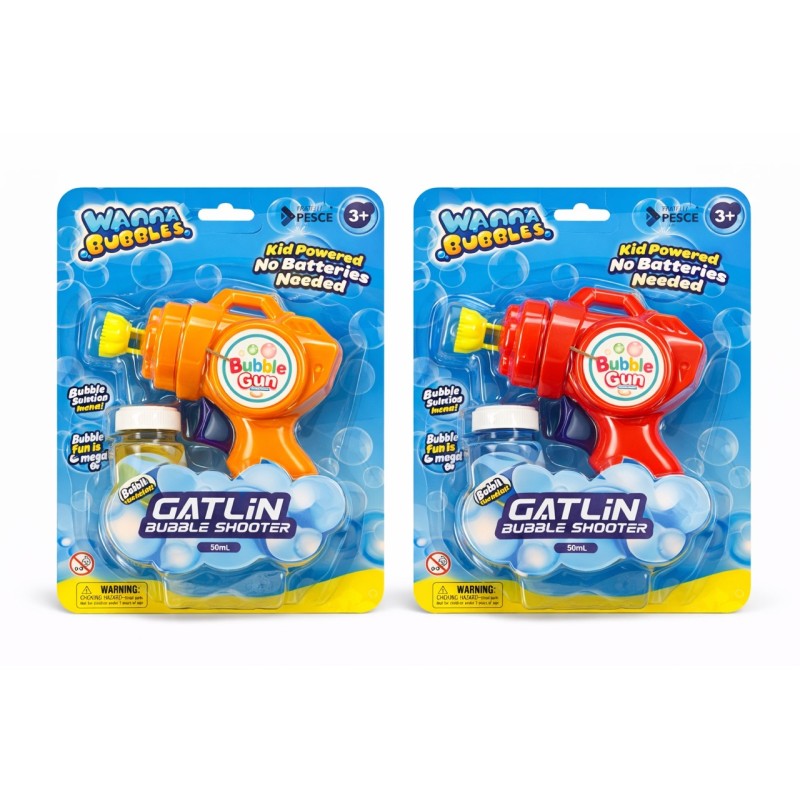 Fratelli Pesce 8797 - Pistola Spara Bolle a Frizione