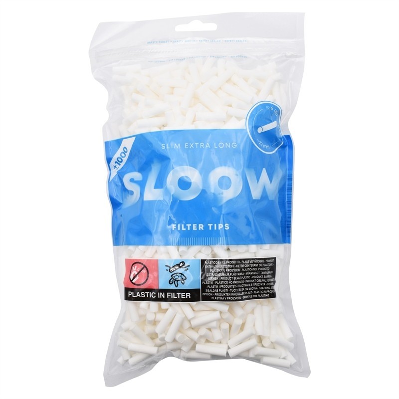 Sloow 8396 - Busta 1000 Filtri Slim Extra Long