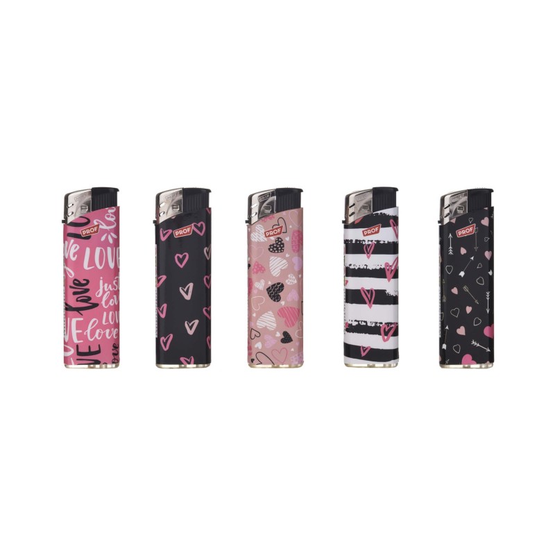 Prof 41804805 - Accendini Elettronici Ricaricabili Hearts Conf.50 pz