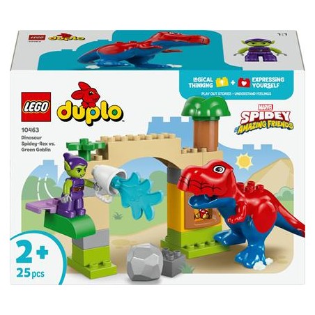 Lego 10463 - Duplo - Dinosauro Spidey-Rex vs Goblin