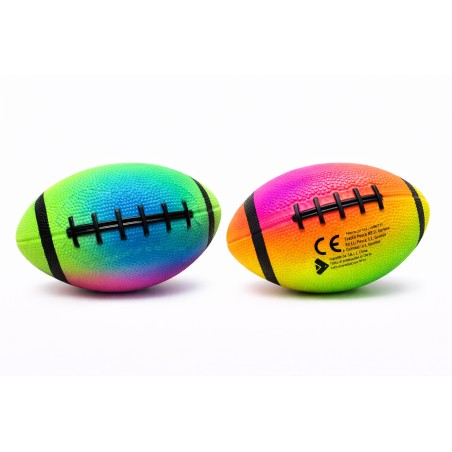 Fratelli Pesce 8773 - Palla Rugby Rainbow 15 cm