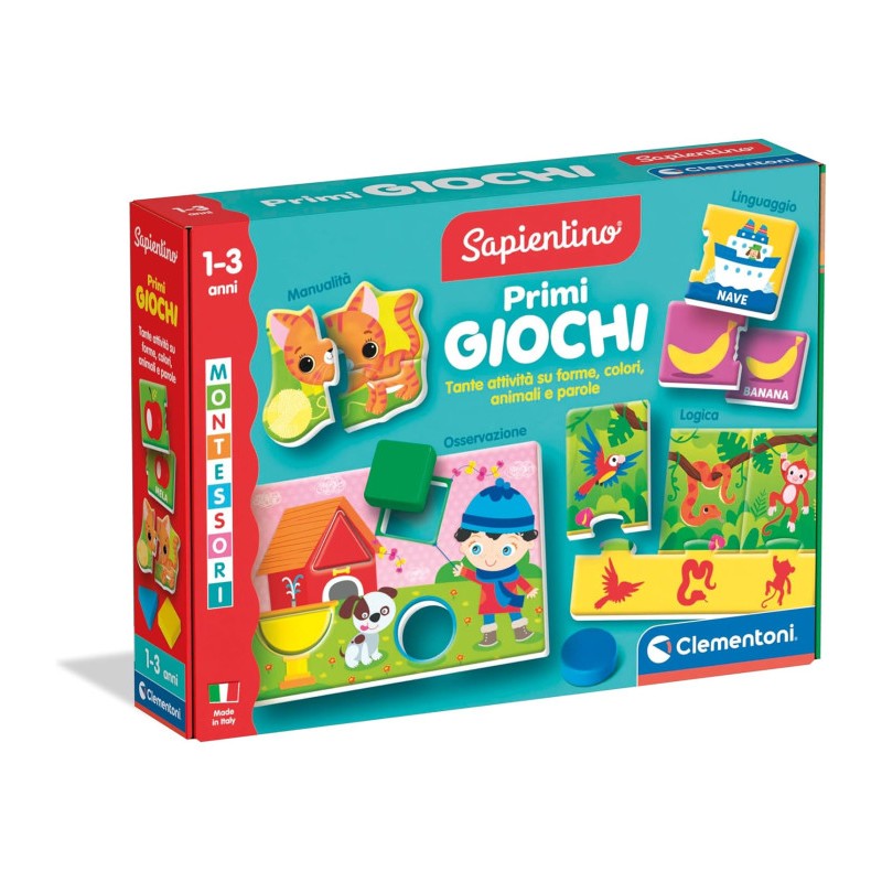 Clementoni 16857 - Sapientino Montessori Baby Primi Giochi
