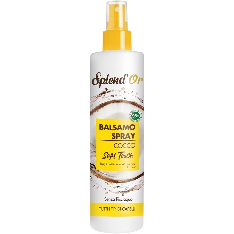 Splend'or 178311 - Balsamo Istantaneo con Acqua di Cocco Spray 200 ml