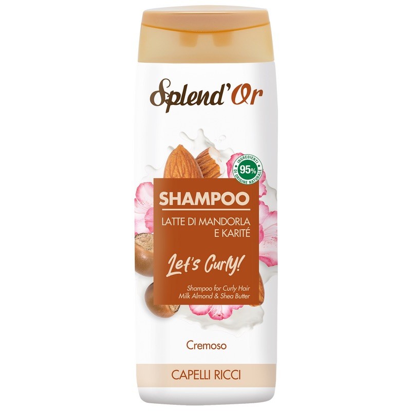 Splend'Or 176510 - Shampoo Let's Curly Capelli Ricci 300 ml