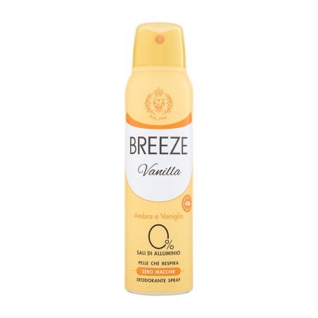 Breeze 139611 - Deodorante Spray Vanilla Ambra e Vaniglia 150 ml