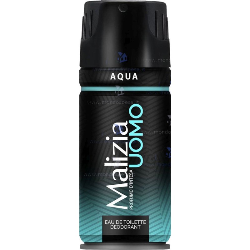 Malizia 127241 - Deodorante Uomo Spray Aqua 150 ml