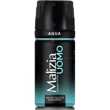 Malizia 127241 - Deodorante Uomo Spray Aqua 150 ml