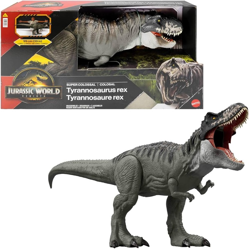 Mattel JGB52 - Jurassic World - T-Rex Super Colossale